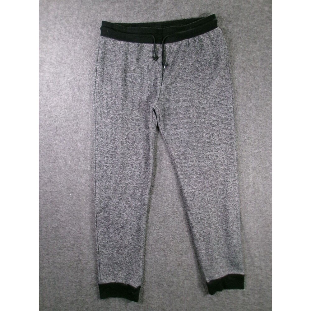 Connection 18 Pants Women XL Gray Marled Drawstring Cuffed Pajama Casual Lounge